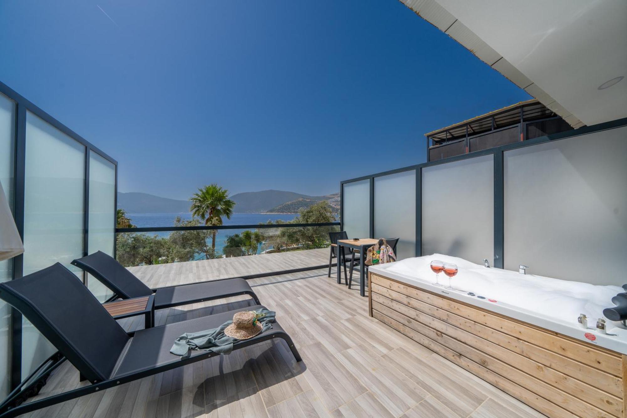 Kalkan Beach Park Hotel Kas Bagian luar foto