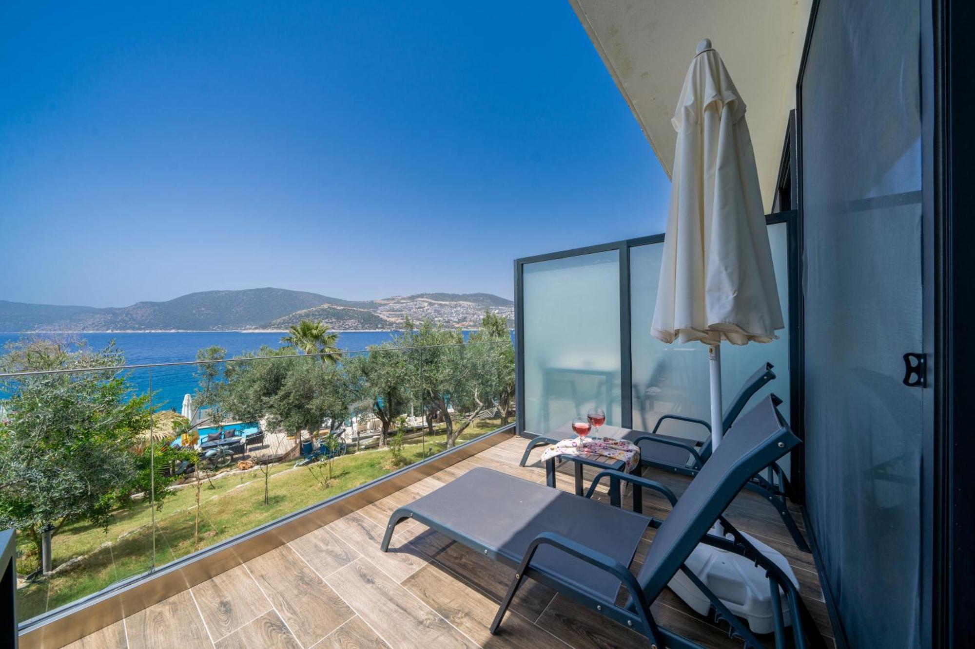 Kalkan Beach Park Hotel Kas Bagian luar foto