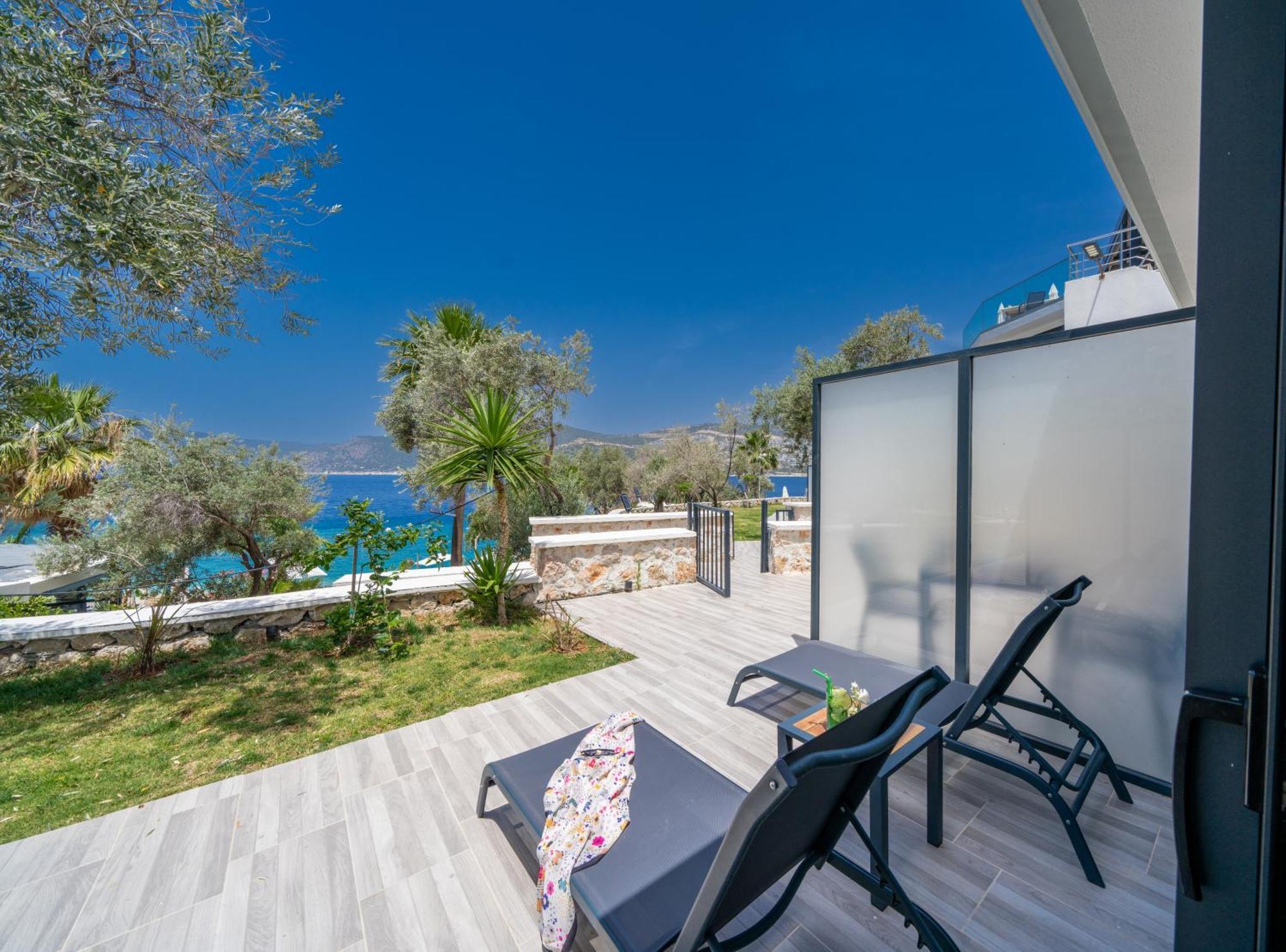 Kalkan Beach Park Hotel Kas Bagian luar foto
