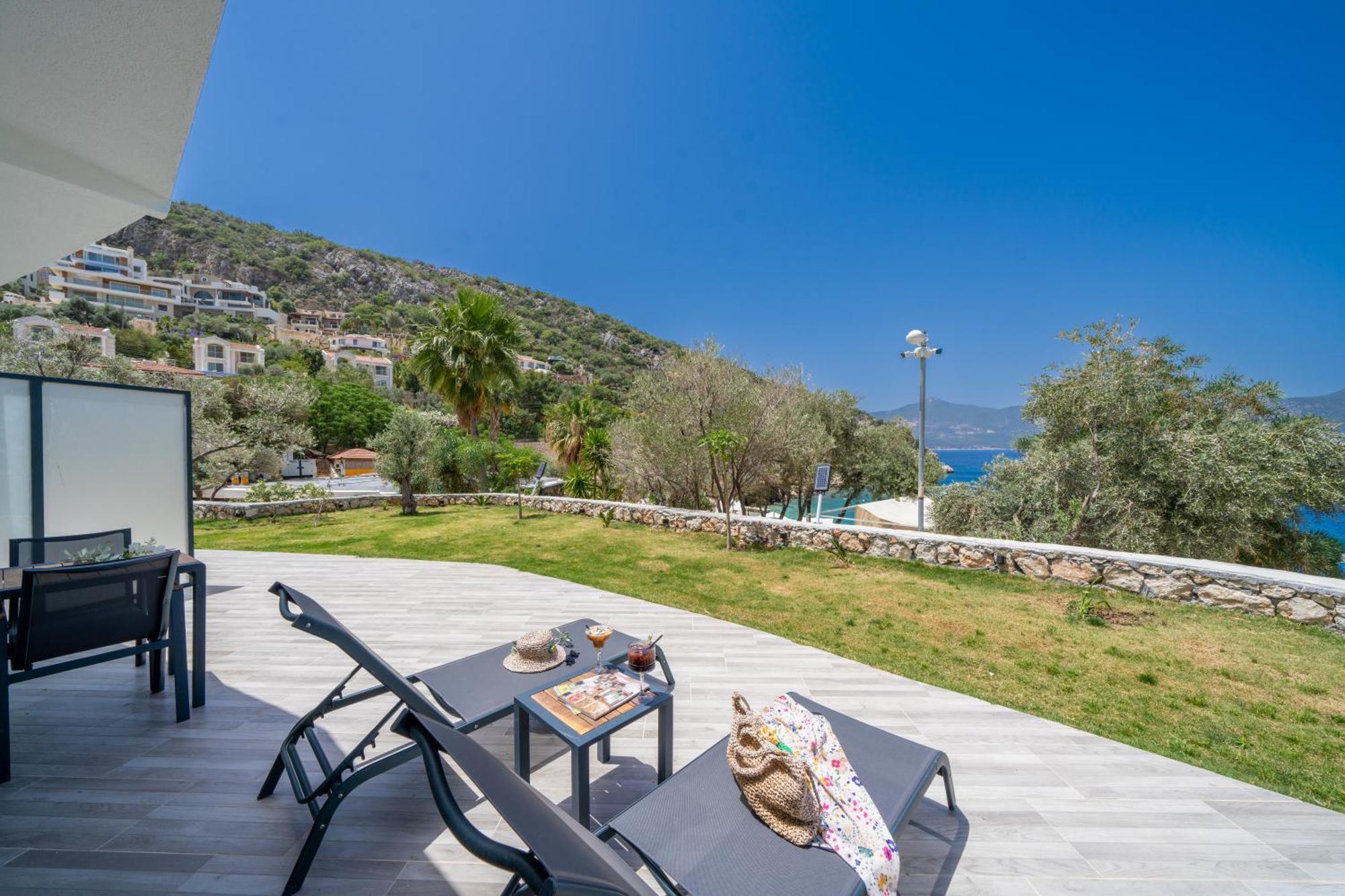 Kalkan Beach Park Hotel Kas Bagian luar foto